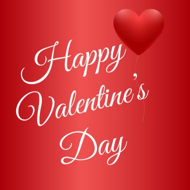 Kırmızı kalple Sevgililer Günün kutlu olsun.