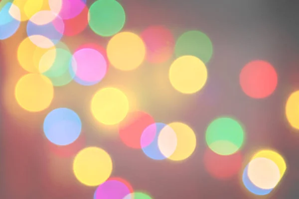 Frumos Blurred Bokeh Lumini Crăciun Fundal Noapte — Fotografie, imagine de stoc