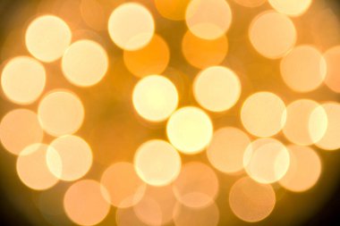 Bokeh koyu arkaplanda bulanık ışıklar