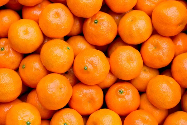 Свіжа Текстура Мандаринських Апельсинів Тло — стокове фото