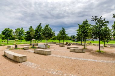 Prag, Çek Cumhuriyeti: Prag, Chodov 'daki şehir parkında dinlenme