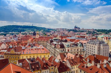 Prag, Çek Cumhuriyeti: Eski Şehir Sarayı 'ndan güzel manzara