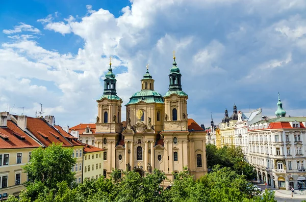 Praga República Checa Hermosa Vista Desde Oldtown Hall — Foto de Stock