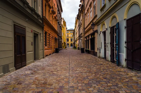 Empty Pens Street Prague — Stock Photo, Image