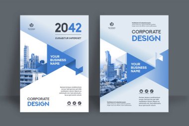 Şirket Kitap Kapağı Tasarım Şablonu A4 'te. Broşür, Yıllık Rapor, Dergi, Poster, İş Sunumu, Portföy, Flyer, Banner, Web Sitesi.