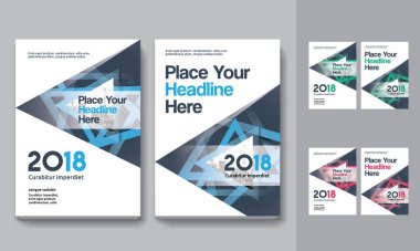 Şirket Kitap Kapağı Tasarım Şablonu A4 'te. Broşür, Yıllık Rapor, Dergi, Poster, İş Sunumu, Portföy, Flyer, Banner, Web Sitesi.