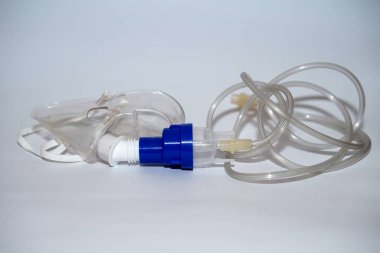 plastic inhale asthma bronchitis blue mask