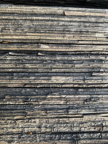 Photographs of various metal and wood textures in an abandoned mine