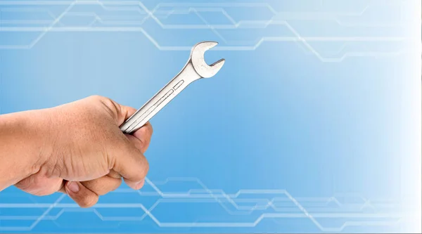 Mechanic Tool Handle Separated Background Professional Repair Technology Use Skilled — Stock Photo, Image