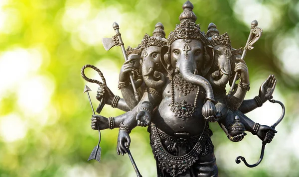 Ganesha Tiene Viejo Poder Lugar Religioso Que Está Separado Detrás —  Fotos de Stock