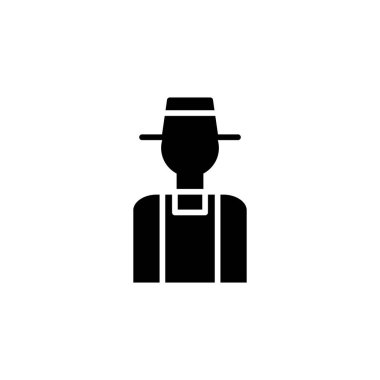 çiftçi Simgesi katı biçim vektörü