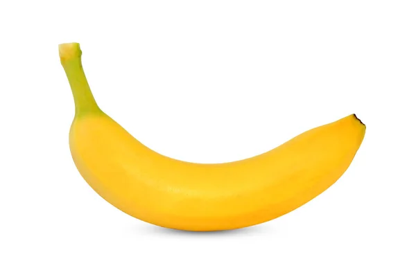 Branco Banane Isolate Sfondo Bianco Con Percorso Ritaglio — Foto Stock