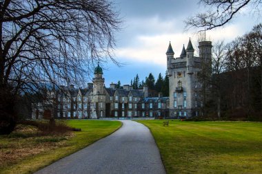 Balmoral Kalesi 'nin detayları. Aberdeenshire, İskoçya, İngiltere.
