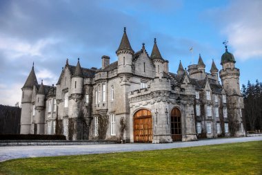 Balmoral Kalesi 'nin detayları. Aberdeenshire, İskoçya, İngiltere.