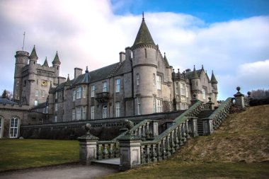 Balmoral Kalesi 'nin detayları. Aberdeenshire, İskoçya, İngiltere.