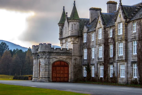 Detalle Del Castillo Balmoral Aberdeenshire Escocia Reino Unido — Foto de Stock