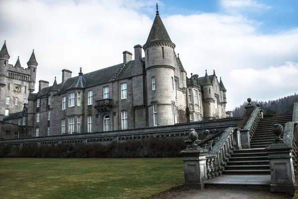 Detalle Del Castillo Balmoral Aberdeenshire Escocia Reino Unido — Foto de Stock