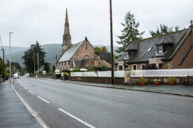 Royal Deeside 'daki Ballater. Aberdeenshire, İskoçya, İngiltere.