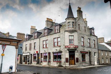 Royal Deeside 'daki Ballater. Aberdeenshire, İskoçya, İngiltere.