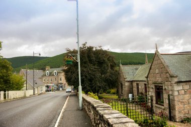 Royal Deeside 'daki Ballater. Aberdeenshire, İskoçya, İngiltere.