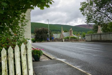 Royal Deeside 'daki Ballater. Aberdeenshire, İskoçya, İngiltere.