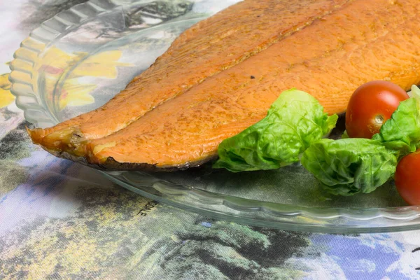 Smoked Salmon Fish Filet — Stock Photo, Image