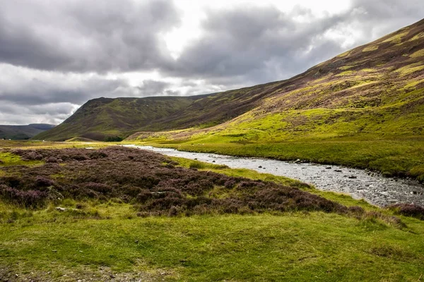 Clunie Water Braemar Royal Deeside Aberdeenshire Escócia Reino Unido Parque — Fotografia de Stock