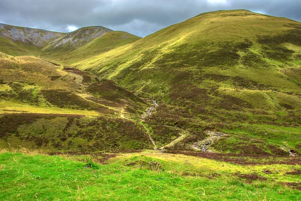Trilha Caminhada Parque Nacional Cairngorms Braemar Royal Deeside Aberdeenshire Escócia — Fotografia de Stock