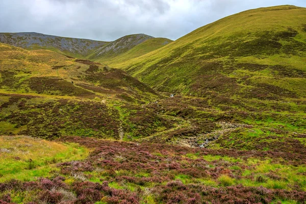 Túrázás Cairngorms Nemzeti Parkban Braemar Royal Deeside Aberdeenshire Skócia Egyesült — Stock Fotó