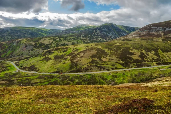 Vandringsled Kairngorms Nationalpark Braemar Royal Deeside Aberdeenshire Skottland Storbritannien — Stockfoto