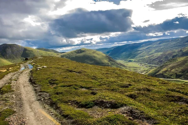 Hiking Trail Cairngorms National Park Braemar Royal Deeside Aberdeenshire Scotland — Stock Photo, Image