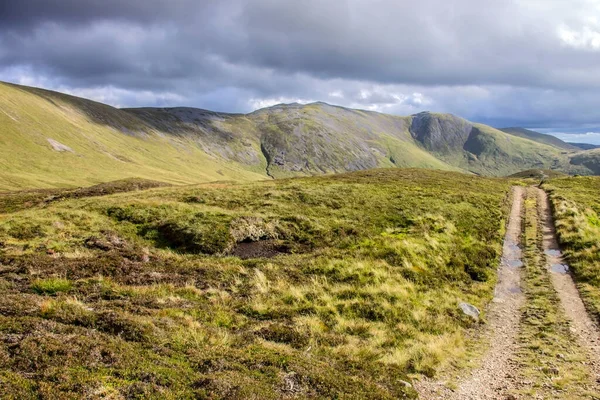 Paisagem Sotland Vista Panorâmica Das Montanhas Cairngorm Braemar Royal Deeside — Fotografia de Stock