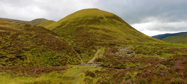 Cairngorms Ulusal Parkı 'nda yürüyüş parkurunda. Kraliyet Deeside 'da Braemar, Aberdeenshire, İskoçya, İngiltere. 