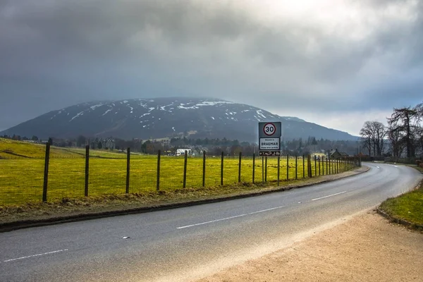 Estrada Militar Antiga Braemar Royal Deeside Aberdeenshire Escócia Reino Unido — Fotografia de Stock