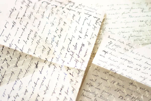 Old Letter Background Manuscript — Stock Photo, Image