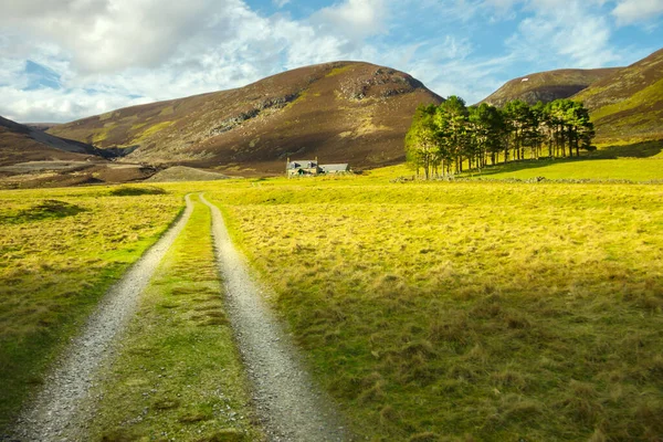 Glen Mark Angus Escócia Reino Unido Parque Nacional Cairngorms — Fotografia de Stock