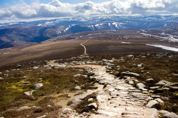 Vista Panorâmica Topo Monte Keen Angus Aberdeenshire Escócia Reino Unido — Fotografia de Stock
