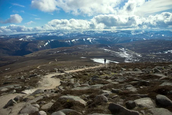 Vista Panorâmica Topo Monte Keen Angus Aberdeenshire Escócia Reino Unido — Fotografia de Stock