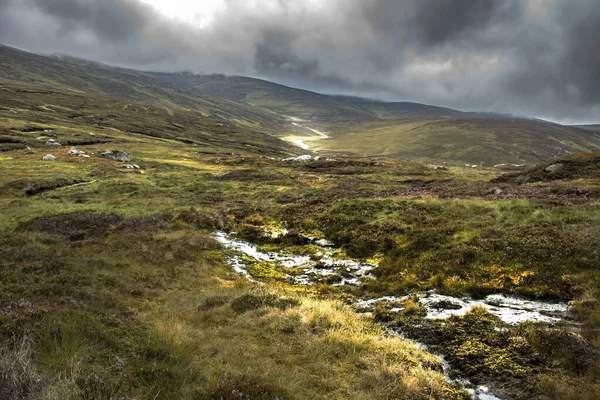 Trilha Caminhada Parque Nacional Cairngorms Angus Escócia Reino Unido Escócia — Fotografia de Stock