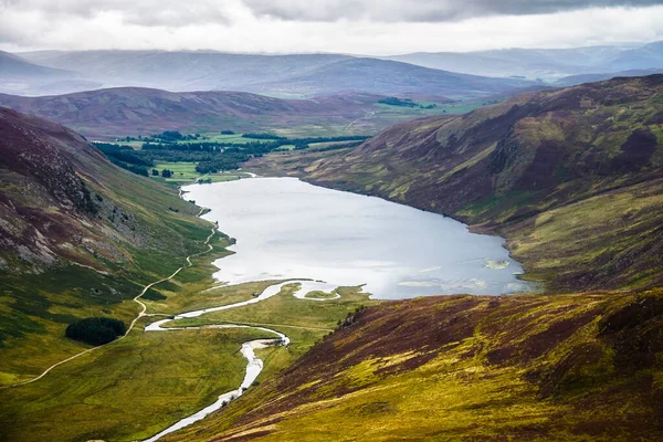 Loch Lee Angus Escócia Reino Unido Parque Nacional Cairngorms Escócia — Fotografia de Stock