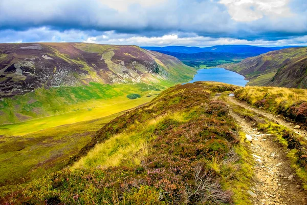 Loch Lee Angus Skottland Storbritannien Kairngorms Nationalpark Skottland Landskap — Stockfoto