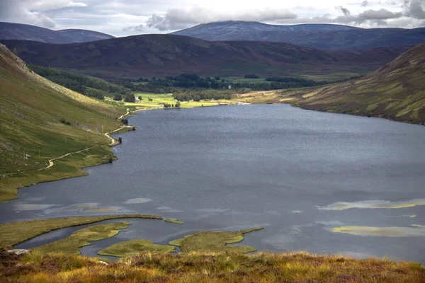 Loch Lee Angus Escócia Reino Unido Parque Nacional Cairngorms Escócia — Fotografia de Stock