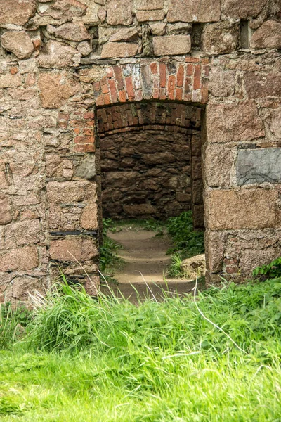 Деталь Руїн Замку Рабів Абердинширі Шотландія Велика Британія — стокове фото