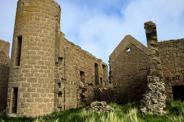 Detail Zříceniny Hradu Slains Aberdeenshire Skotsko Velká Británie — Stock fotografie