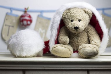 Noel zamanı tatlı oyuncak ayıcığım