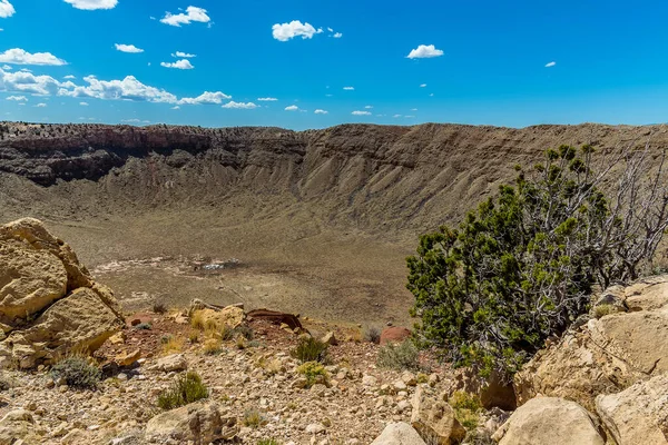 Utsikt Över Meteoritkratern Nära Winslow Arizona — Stockfoto