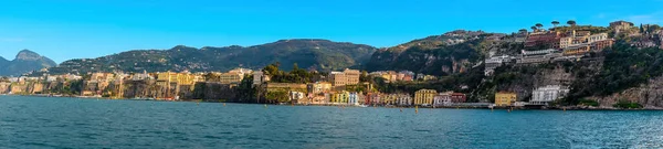 Vista Panorâmica Longo Orla Marítima Península Sorrentina Sorrento Itália — Fotografia de Stock