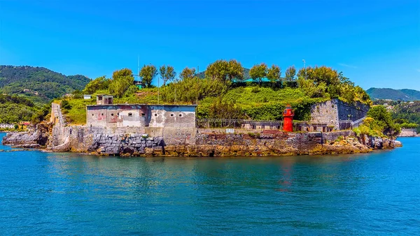 Vue Vers Fort Abandonné Grazie Entre Spezia Porto Venere Italie — Photo