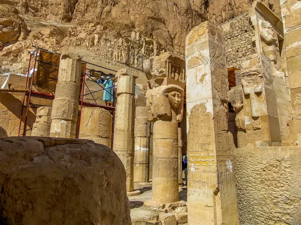 Building Hatshepsut Temple Luxor Egypt Summer — Stock Photo, Image