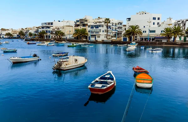 Vue Sur Lagon Charco San Gines Arrecife Lanzarote Par Après — Photo